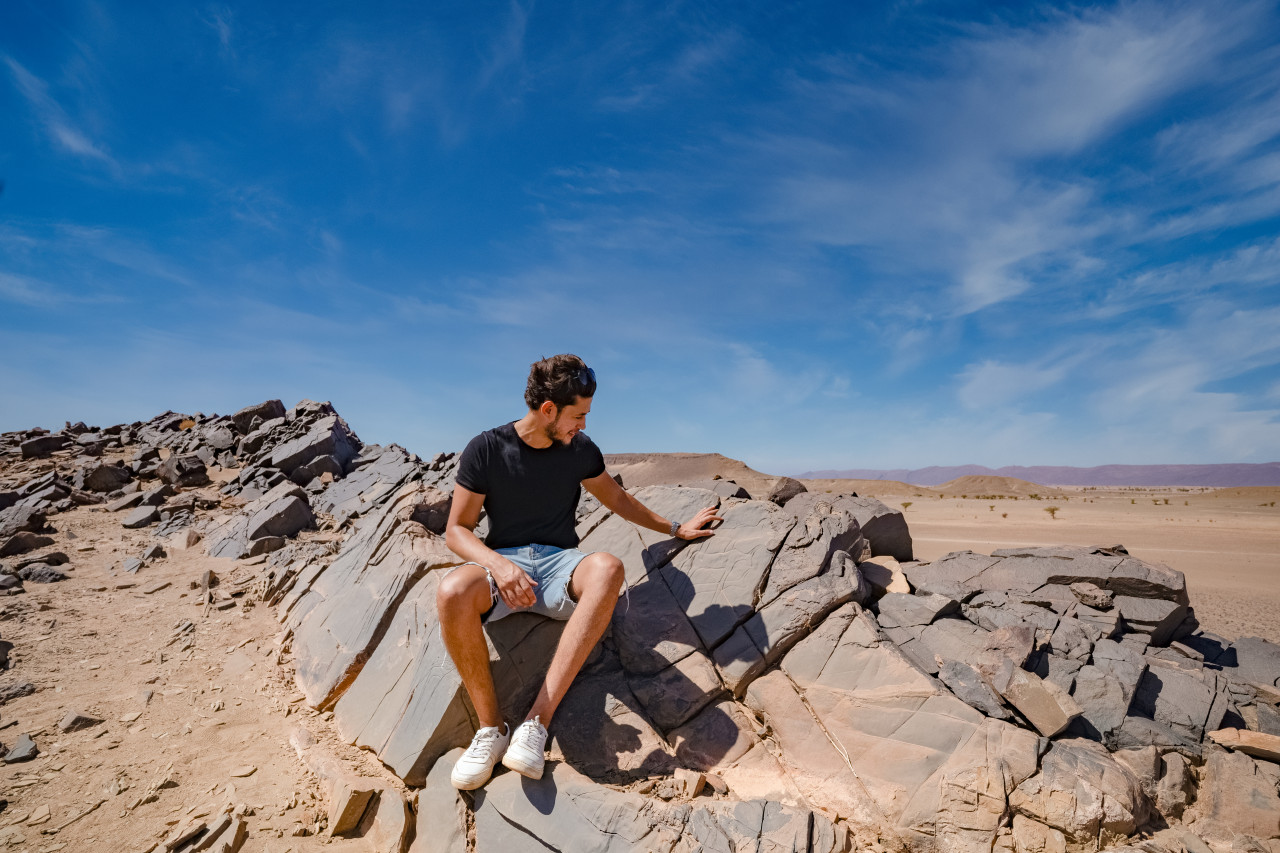 Felskunst von Souss-Massa